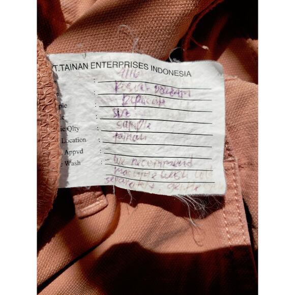 Eileen Fisher Organic Cotton Hemp Pants Pink Size 6 - Picture 9 of 9